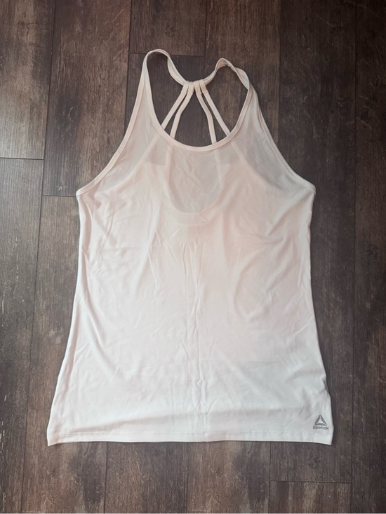 Reebok Tops - Reebok Women's Pale Pink Strappy Racerback Tank